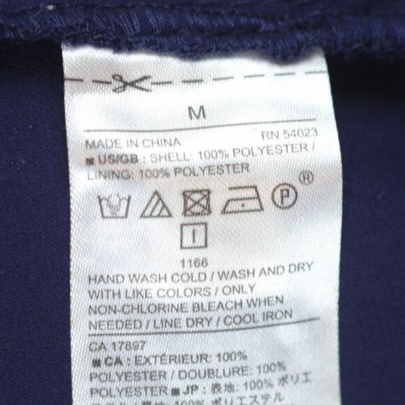 Banana Republic Women's Medium Blue V-Neck Lace Double Layer Tank Top - Picture 7 of 7